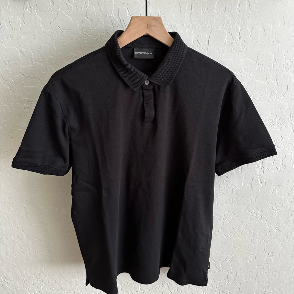 Black Emporio Armani Polo